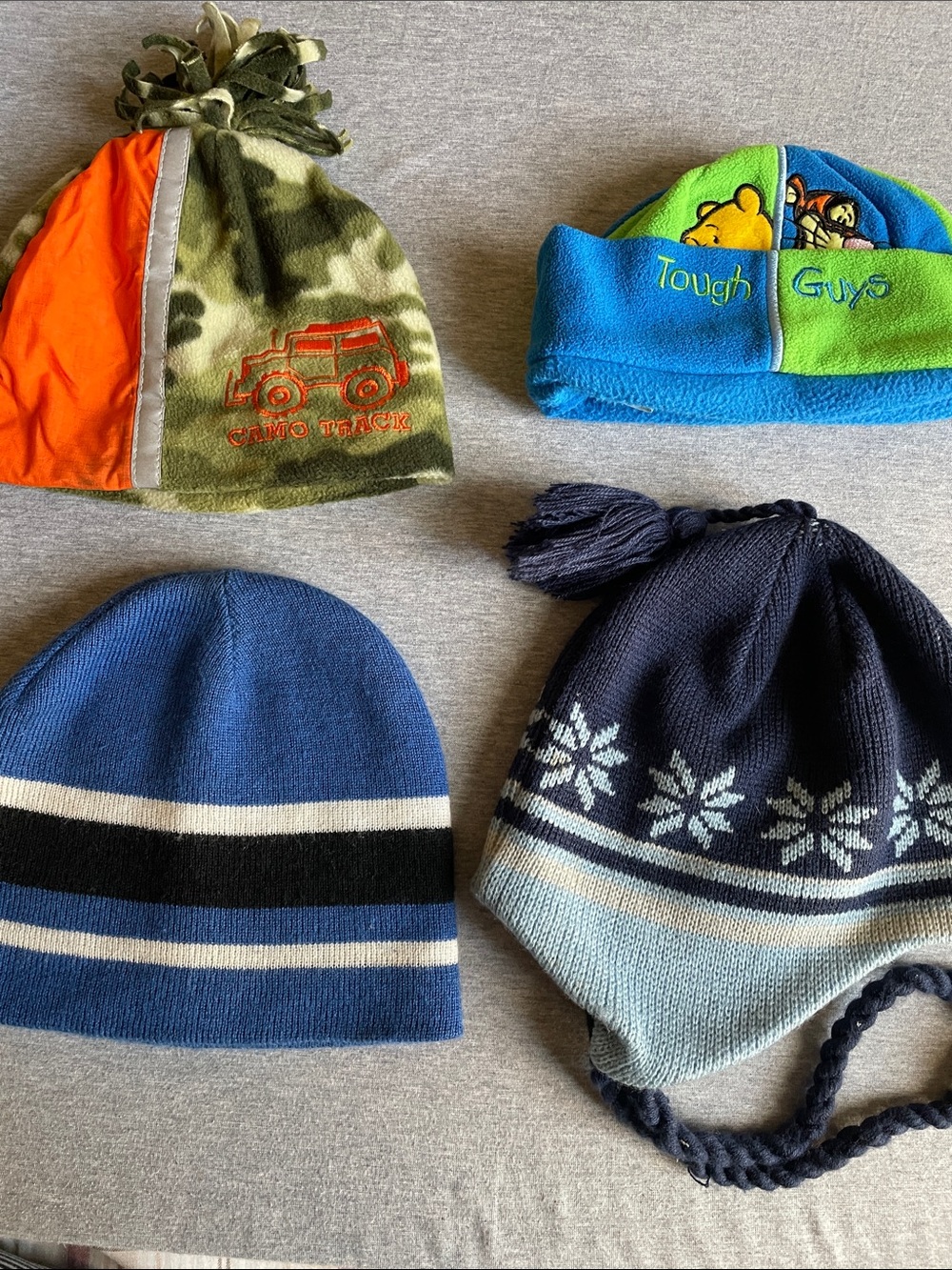 Disney Blue & Green 'Tough Guys' Fleece Kids Hat